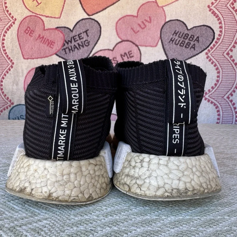 Size 13 - Adidas NMD CS1 City Sock Primeknit‎ Gore-Tex Black Shoes BY9405 Mens